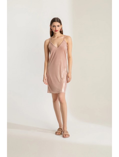 MYA COLLECTION Dusty Pink Underdress Ροζ Σκούρο μεσοφόρι
