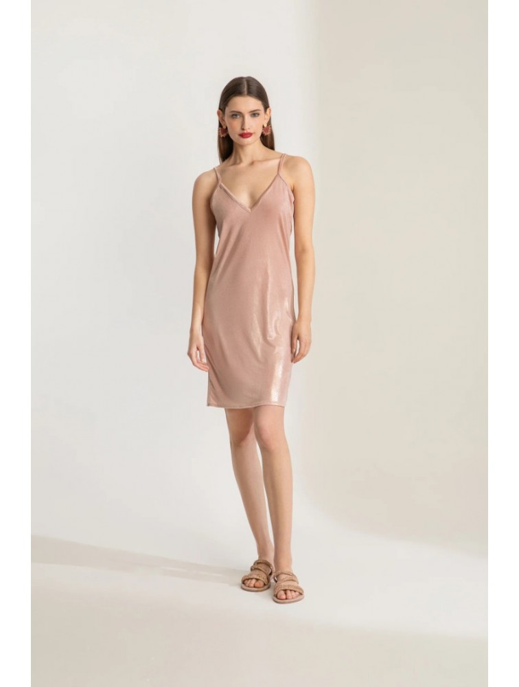 MYA COLLECTION Dusty Pink Underdress Ροζ Σκούρο μεσοφόρι