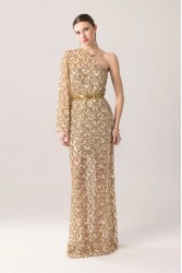 MYA COLLECTIO Asteria Dress Παγετένιο Φόρεμα με ένα Ώμο