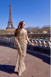 MYA COLLECTIO Asteria Dress Παγετένιο Φόρεμα με ένα Ώμο