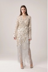 MYA COLLECTION Astor Kimono Dress Silver Kimono
