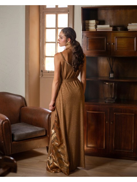 MYA COLLECTION Astraia Dress Gold MYA COLLECTION Astraia Dress Gold