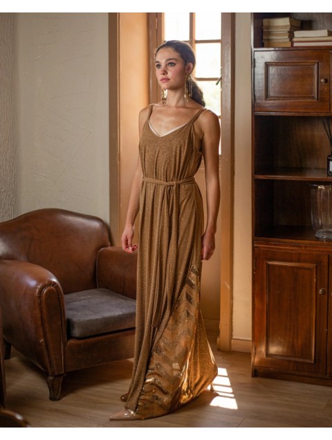 MYA COLLECTION Astraia Dress Gold MYA COLLECTION Astraia Dress Gold