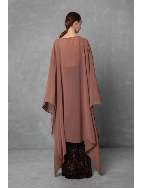 MYA COLLECTION Belisse Cape Καφέ Κάπα