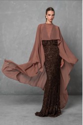 MYA COLLECTION Belisse Cape Καφέ Κάπα