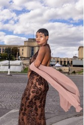 MYA COLLECTION Belisse Dress Καφέ Φόρεμα