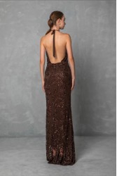 MYA COLLECTION Belisse Dress Καφέ Φόρεμα