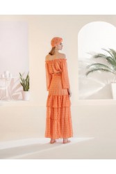 MYA COLLECTION Chouko Top Orange Πορτοκαλί Τοπ