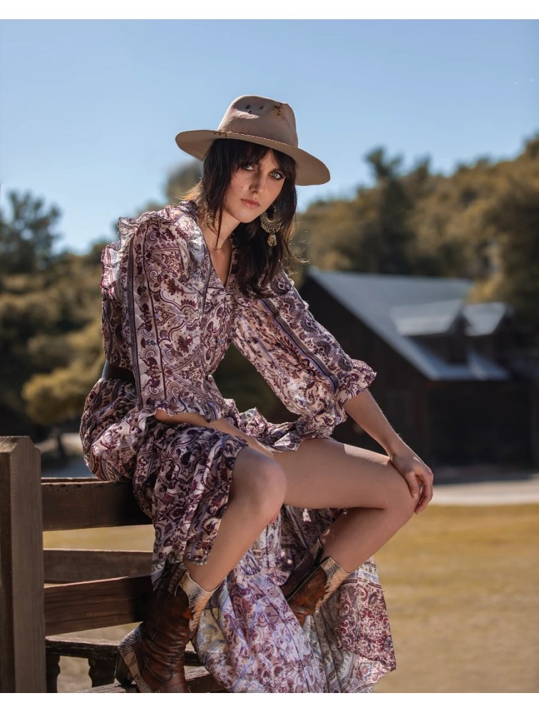 MYA COLLECTION Claire Dress Μπεζ Φόρεμα