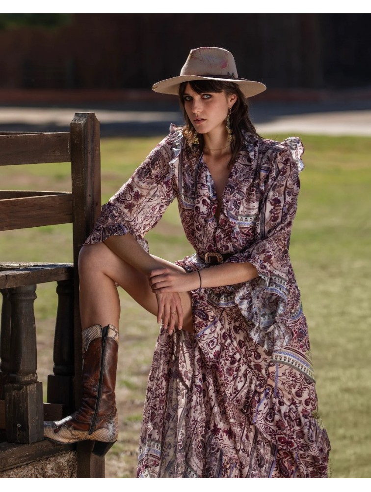 MYA COLLECTION Claire Dress Μπεζ Φόρεμα
