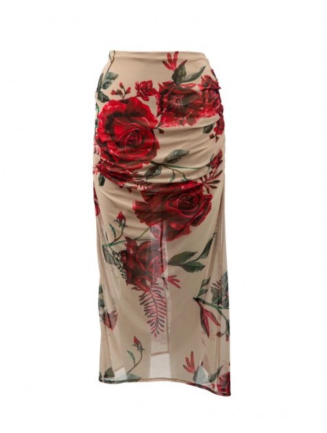 MYA COLLECTION Daisy Skirt Φλοράλ Φούστα 