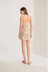 MYA COLLECTION Gold Strapless Underdress