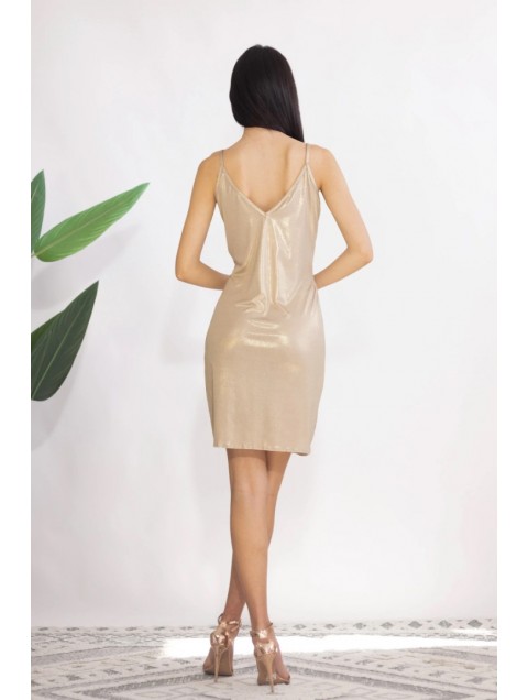 MYA COLLECTION Gold Underdress Χρυσό Μεσοφόρι
