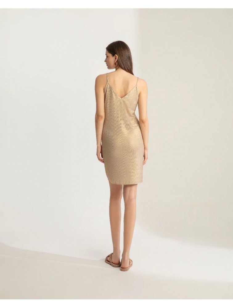 MYA COLLECTION Gold Underdress Χρυσό μεσοφόρι