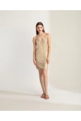 MYA COLLECTION Gold Underdress Χρυσό μεσοφόρι