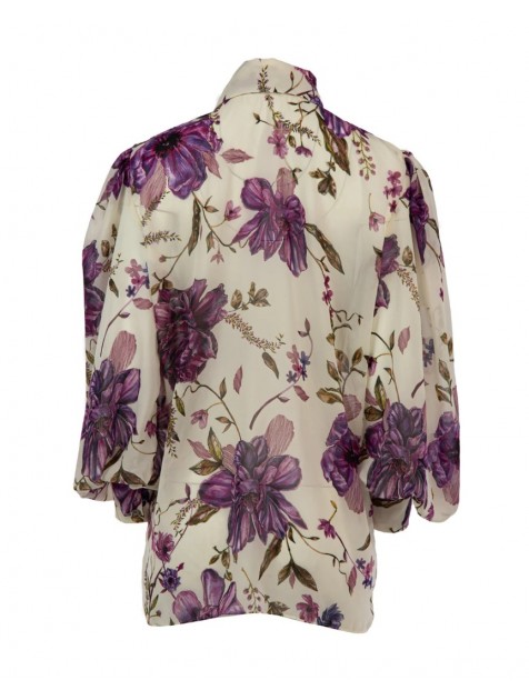 MYA COLLECTION Johanna Shirt Μωβ Πουκαμίσα