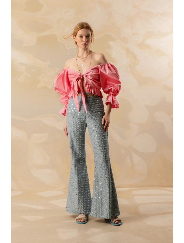 MYA COLLECTION Kai Top Ροζ Τοπ