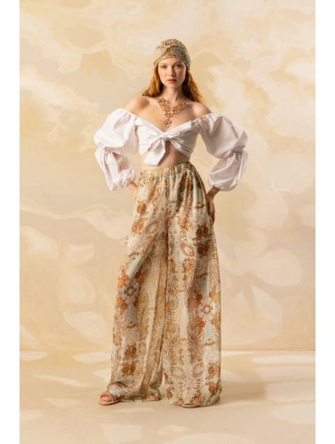 MYA COLLECTION Misty Pants Printed Trousers