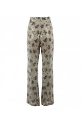 MYA COLLECTION Lynn Ann Pants  Ασημί Παντελόνα