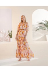 MYA COLLECTION Orion Skirt Εμπριμέ Φούστα
