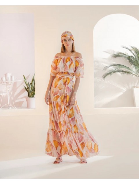 MYA COLLECTION Orion Skirt Εμπριμέ Φούστα MYA COLLECTION Orion Skirt Εμπριμέ Φούστα