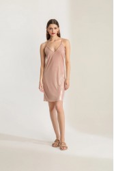 MYA COLLECTION Pink Underdress Ροζ Μεσοφόρι