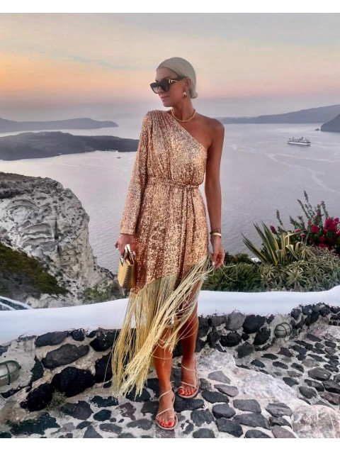 MYA COLLECTION Talise Dress Gold MYA COLLECTION Talise Dress Gold