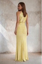 MYA COLLECTION Velora Dress Yellow Maxi Dress