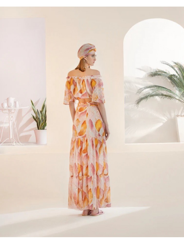 MYA COLLECTION Orion Skirt Εμπριμέ Φούστα