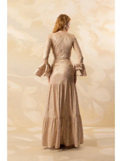 MYA COLLECTION Dashara Skirt Rose Gold Skirt