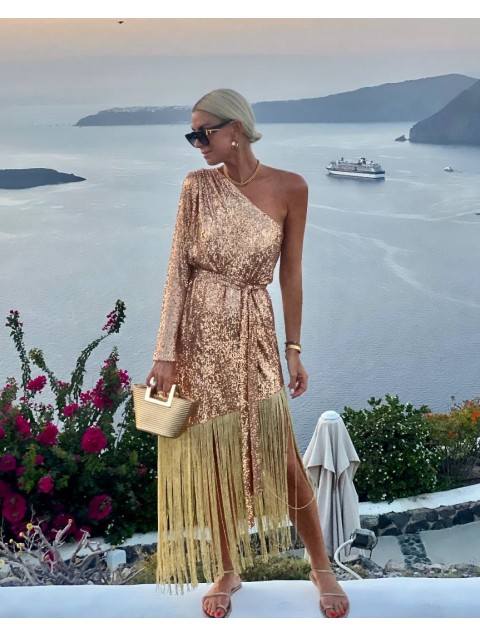 MYA COLLECTION Talise Dress Gold MYA COLLECTION Talise Dress Gold