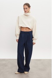 NADIA RAPTI America Denim Trousers Dark Blue Σκούρο Μπλε Τζιν
