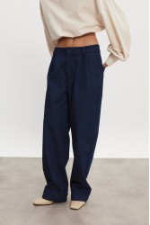 NADIA RAPTI America Denim Trousers Dark Blue Σκούρο Μπλε Τζιν