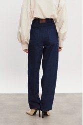 NADIA RAPTI America Denim Trousers Dark Blue Σκούρο Μπλε Τζιν