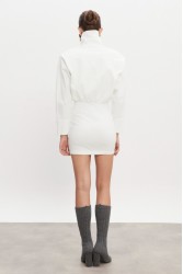 NADIA RAPTI Dope Dress Off White