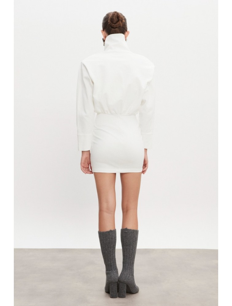 NADIA RAPTI Dope Dress Off White