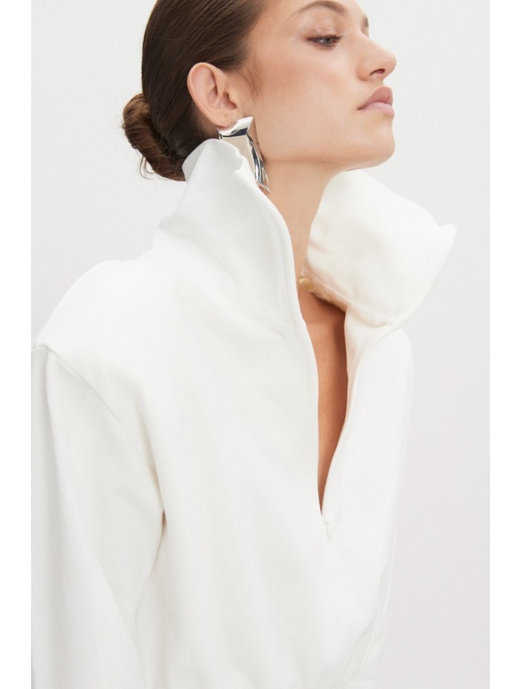 NADIA RAPTI Dope Dress Off White