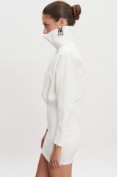 NADIA RAPTI Dope Dress Off White