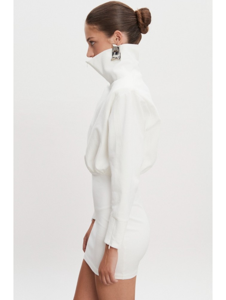 NADIA RAPTI Dope Dress Off White