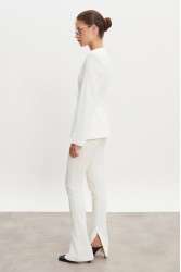 NADIA RAPTI Hourglass Blazer Off White Λευκό Σακάκι