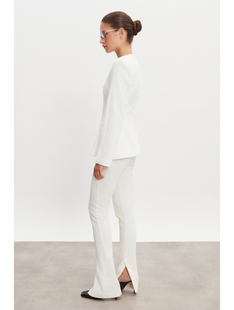 NADIA RAPTI Hourglass Blazer Off White Λευκό Σακάκι