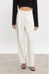 NADIA RAPTI Hourglass Trousers Off White Women/Men Λευκό Παντελόνι
