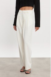 NADIA RAPTI Hourglass Trousers Off White Women/Men Λευκό Παντελόνι