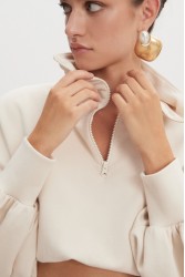 NADIA RAPTI Zen Blouse Ecru