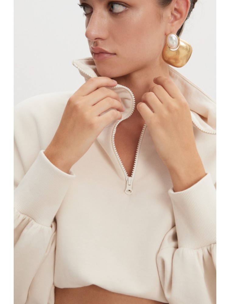 NADIA RAPTI Zen Blouse Ecru