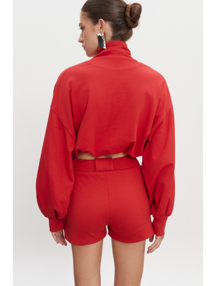 NADIA RAPTI Zen Blouse Red