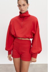 NADIA RAPTI Zen Blouse Red