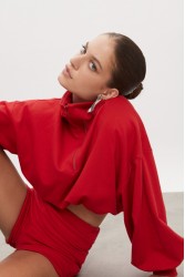NADIA RAPTI Zen Blouse Red