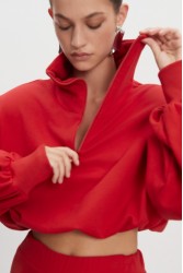 NADIA RAPTI Zen Blouse Red