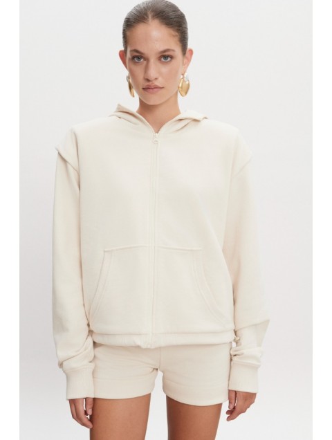 NADIA RAPTI Zen Jacket Women Ecru Εκρού Τζάκετ